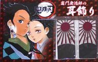 [Used] Accessories (non-metal) Kamado Tanjiro Earrings "Demon Slayer: Kimetsu no Yaiba" Jump Shop Limited