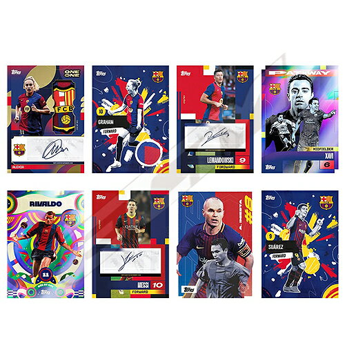 [TOP03] [Not available in Japan] Topps FC Barcelona 24-25 Team Card Set [Trading Cards/Soccer/FC Barcelona/Spanish League/Pedri/Yamaru/Gabi]