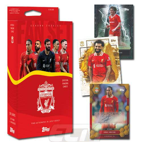 [Pre-order TOP 03] [Not available in Japan] Topps Liverpool FC 24-25 Fan Card Set [Trading Card/Soccer/Liverpool/Premier League/Endo Wataru/Salah]