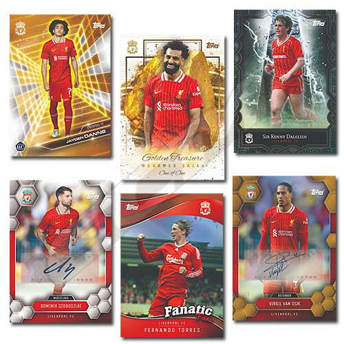 [Pre-order TOP 03] [Not available in Japan] Topps Liverpool FC 24-25 Fan Card Set [Trading Card/Soccer/Liverpool/Premier League/Endo Wataru/Salah]