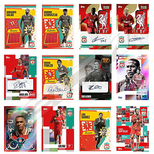 [Pre-order TOP 03] [Not available in Japan] Topps Liverpool FC 24-25 Team Card Set [Trading Cards/Soccer/Liverpool/Premier League/Endo Wataru/Salah]