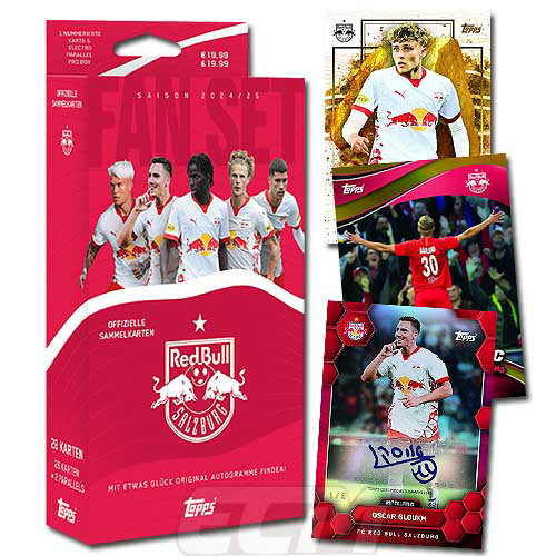 [Pre-order TOP 03] [Not available in Japan] Topps Red Bull Salzburg 24-25 Fan Card Set [Trading Card/Soccer/FC Red Bull Salzburg/Austrian League]