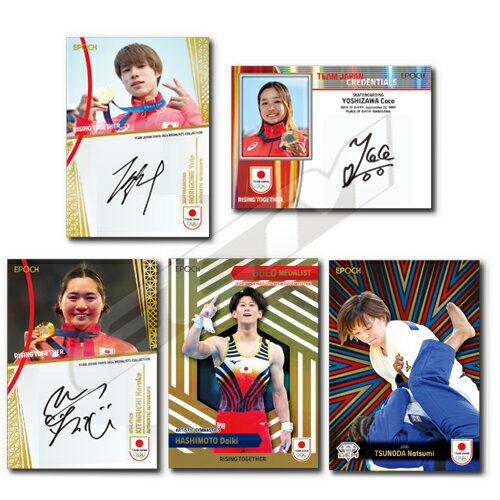 [Olympics] [EPOCH] TEAM JAPAN Official Trading Card PARIS 2024 MEDALISTS COLLECTION [Paris Olympics/Japan National Team/Athletics/Wrestling/Badminton/Judo/Gymnastics]