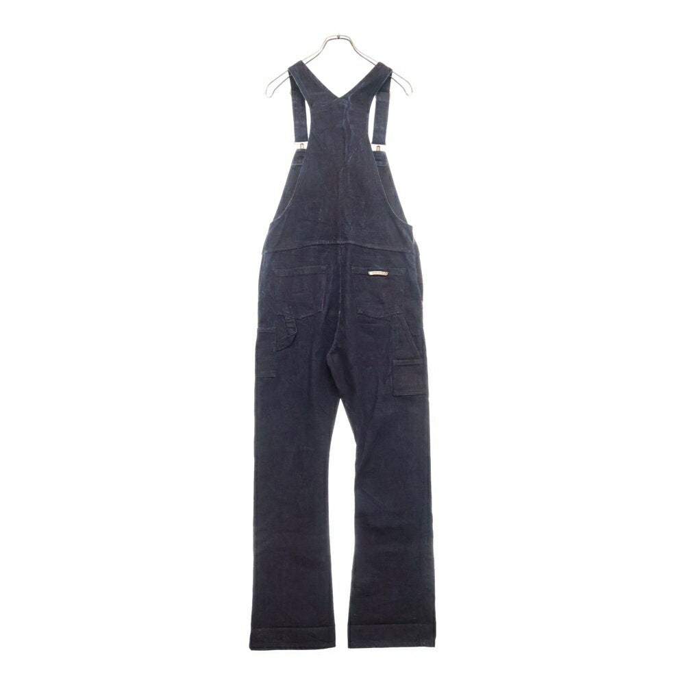 CHROME HEARTS Size: M OVERALL Cross Ball Button Denim Overalls All-in-One Indigo [Used] [Condition B] [Color Blue] [Store Harajuku]