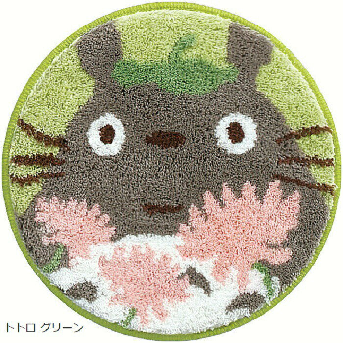 [Free Shipping] Totoro Cat Bass Gigi Chair Pad Chair Mat Sofa Mat with Anti-slip Studio Ghibli Kiki's Delivery Service Chair Safe Duvet Entrance Mat Round Round Rug Mat Accent Mat