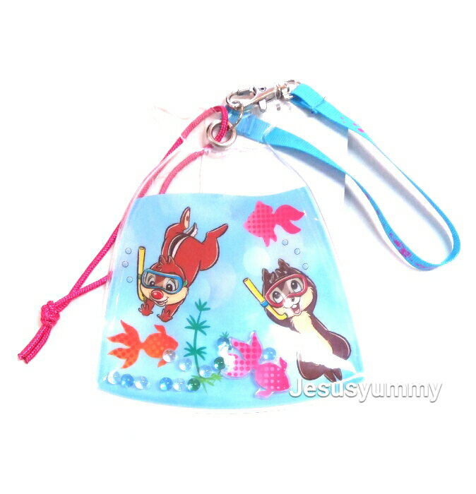 [SALE] Pass Case Pass Case Chip and Dale Goldfish Scoop Motif Disney Summer Festival Fair 2017 Tokyo Disneyland Limited Tokyo Disney Resort [DISNEY] [Nekopos compatible]