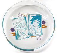 [Used] Plates and tea bowls Tomioka Giyuu & Fushikawa Miya Glass Mini Plate BB2 "Demon Slayer" Jump Shop SUMMER JUMP COLLECTION 2022 Goods