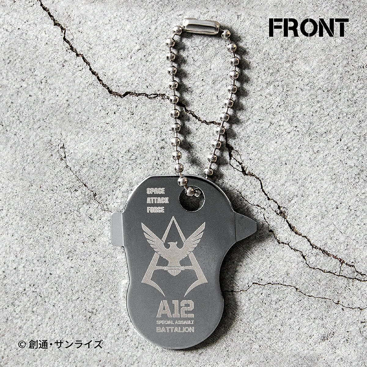 Herramienta clave Modelo exclusivo de Char Elegante placa de identificación Gundam Destornillador genial Conductor de monedas para exteriores Llavero Collar Accesorios Máquina portátil de grabado y marcado láser