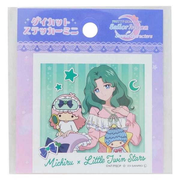 Little Twin Stars x Kaioh Michiru sticker die-cut sticker mini sticker Sailor Moon x Sanrio