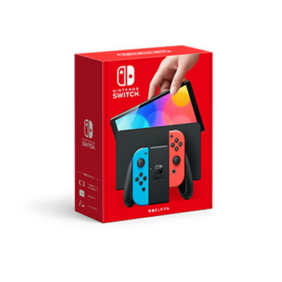 [Free shipping, in stock] Nintendo Nintendo Switch (Organic EL Model) JOY-CON (L) Neon Blue/(R) Neon Red ★Delivery address cannot be changed and forwarded after ordering★