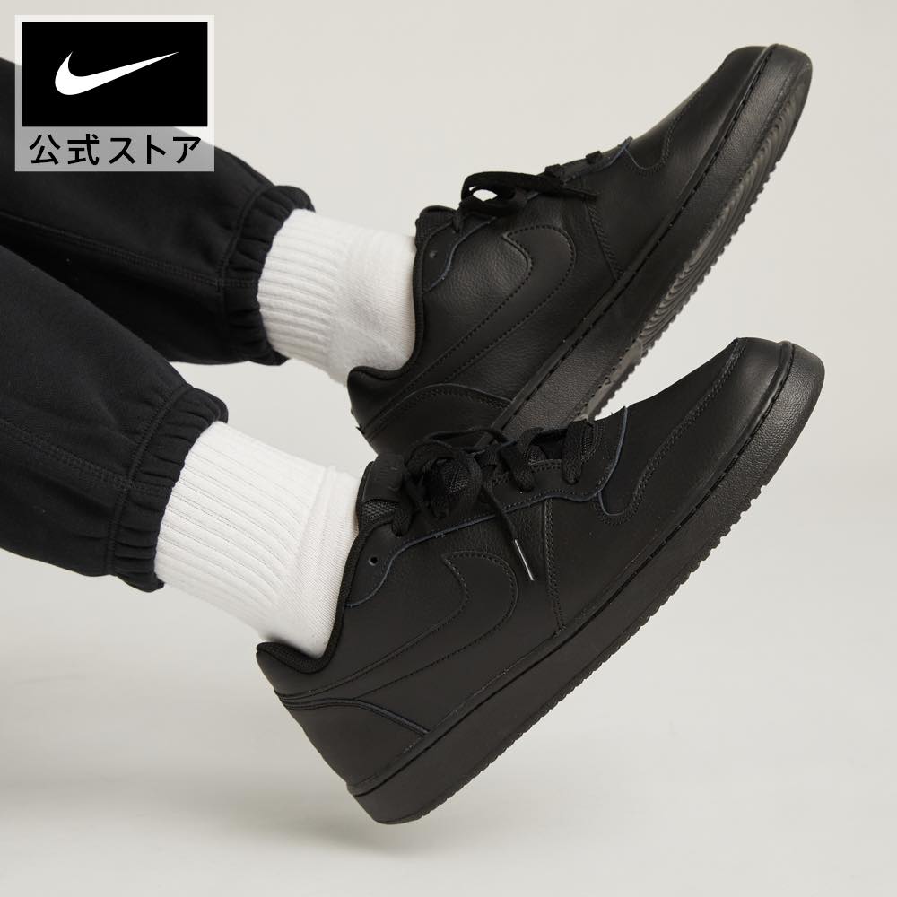 [Rakuten Super SALE Hasta 50% de descuento] Nike Evanon LOW NIKE Zapatillas Lifestyle Zapatillas deportivas Ropa deportiva Hombre Deportes Casual Corte bajo Negro Todo negro Zapatos Aq1775-003 Desplazamientos al aire libre �