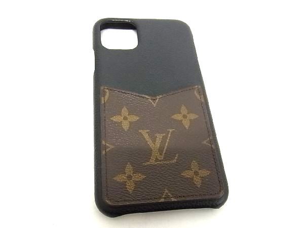 ■ Buen estado ■ Funda para iPhone 11pro MAX compatible con Monogram Bumper de LOUIS VUITTON M69097 Marrón AS4719