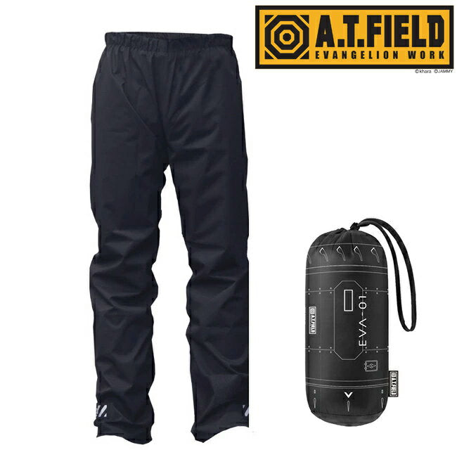 Pantalones de lluvia de colaboración Evangelion [ATF-01P] ATFIELD | Traje de lluvia Chaqueta impermeable Eva Ropa impermeable Hombres Mujeres Montañismo Transpirable Exterior Ligero Mangas largas No estresante Resistente Ciruela