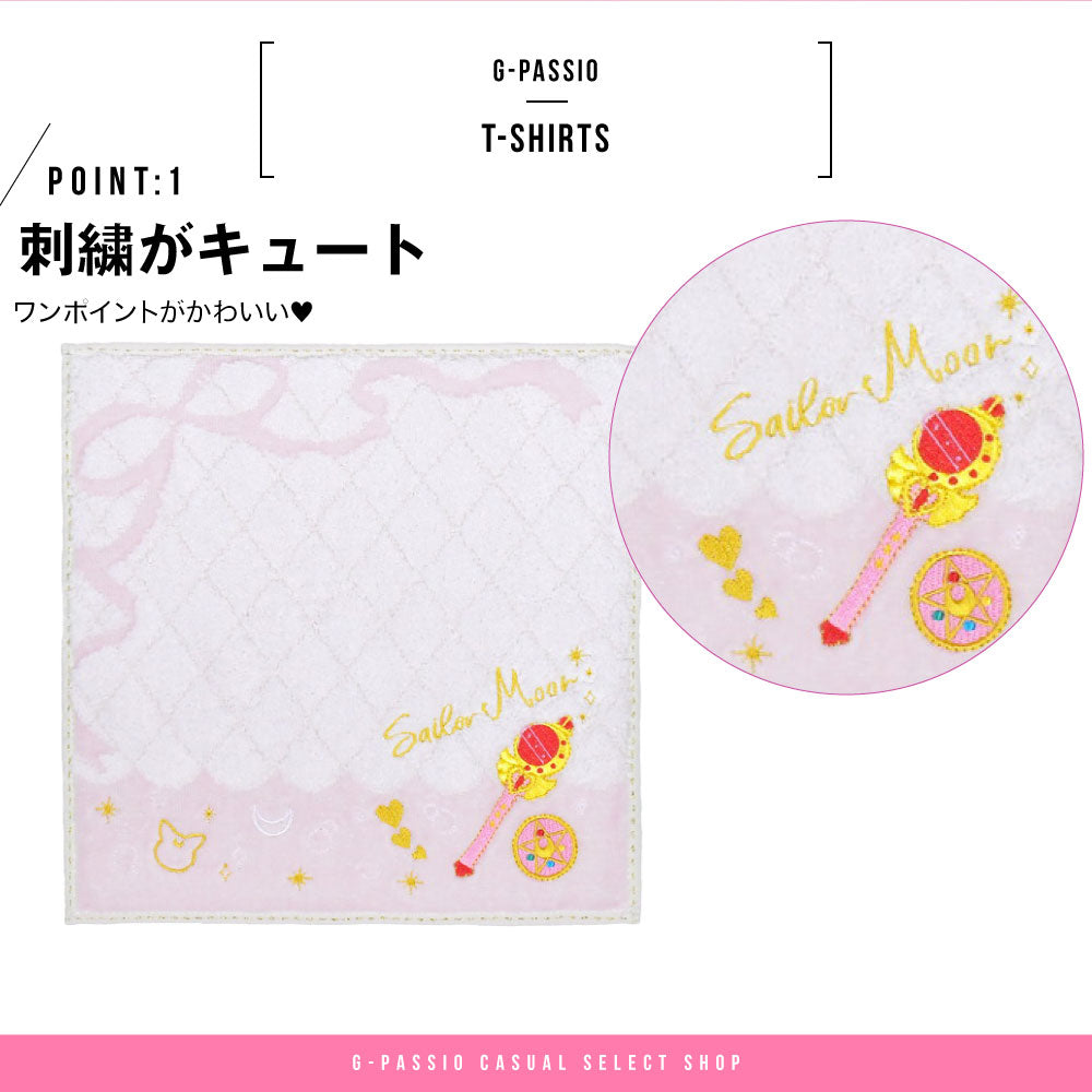 Toalla mini de Sailor Moon Goods Toalla de anime Mercurio Marte Júpiter Venus Pañuelo para mujeres y niñas