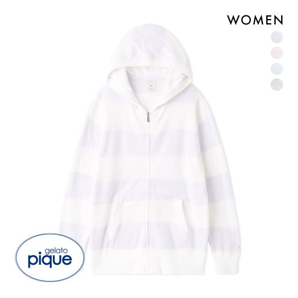 Gelato Pique Women's Smooth 2 Border Parka Gelato Pique Pajamas Roomwear gelato pique 4 colors