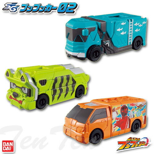 SG Bunbunkar 02 3-type set A [Ready to ship] Special effects Bakugami Sentai Bunbunjar Marine Safari Truck Candy Toy Figure Bandai