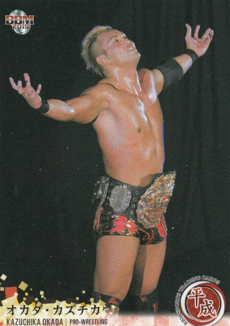 BBM 082 Okada Kazuchika Pro Wrestling (Regular Card) Sports Trading Card Heisei