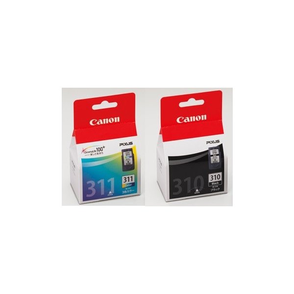 [Shipped 365 days from Rakuten warehouse] BC-311 BC-310 CANON Ink cartridge Genuine product Set of 2 BC310 BC311