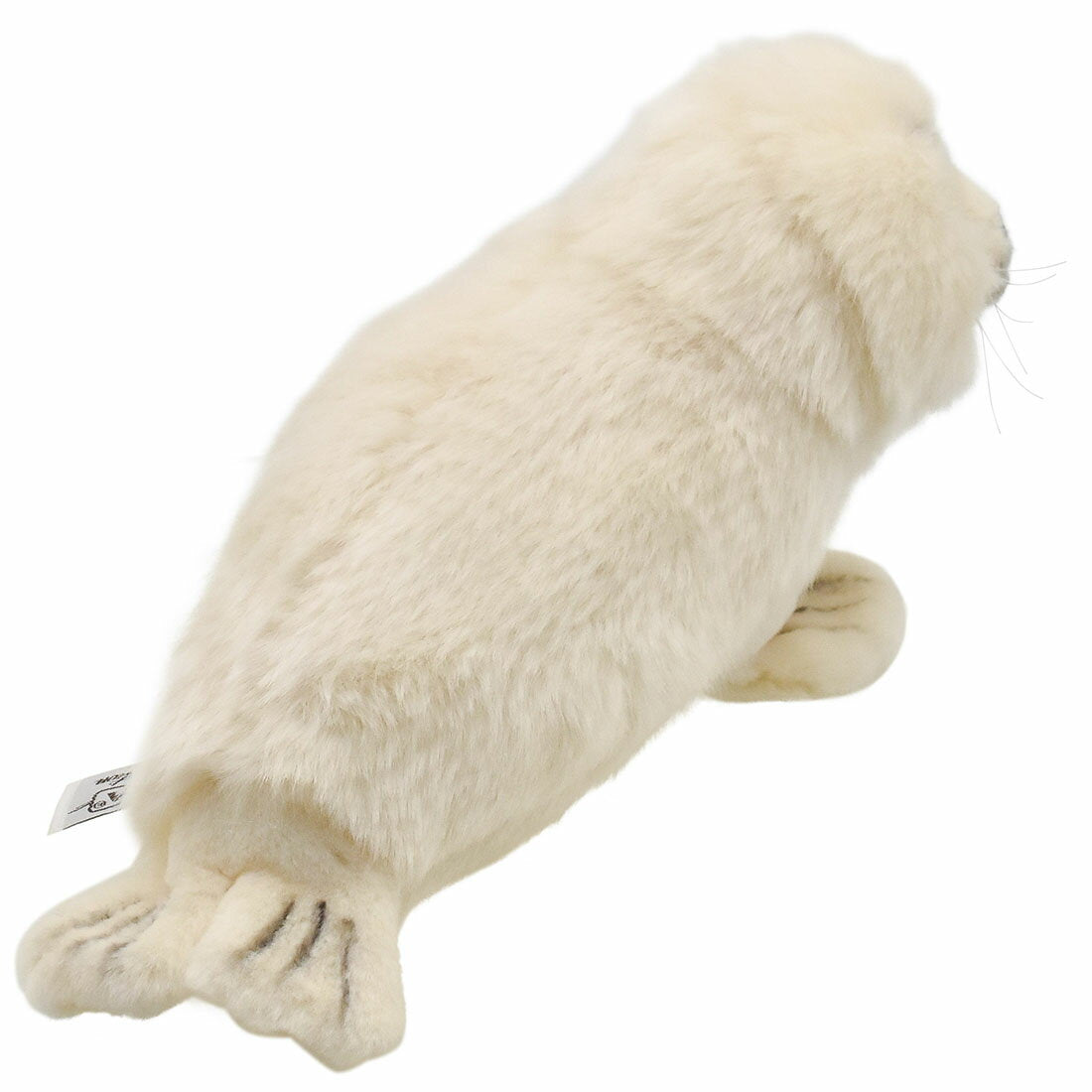 HANSA 3767 White Seal 29 L29 (cm) Plush toy Hansa Christmas Birthday Present Animal Dog Cat Bird Rabbit Penguin Animal Figurine Doll Figure KOESEN Large Mascot Life-sized Large