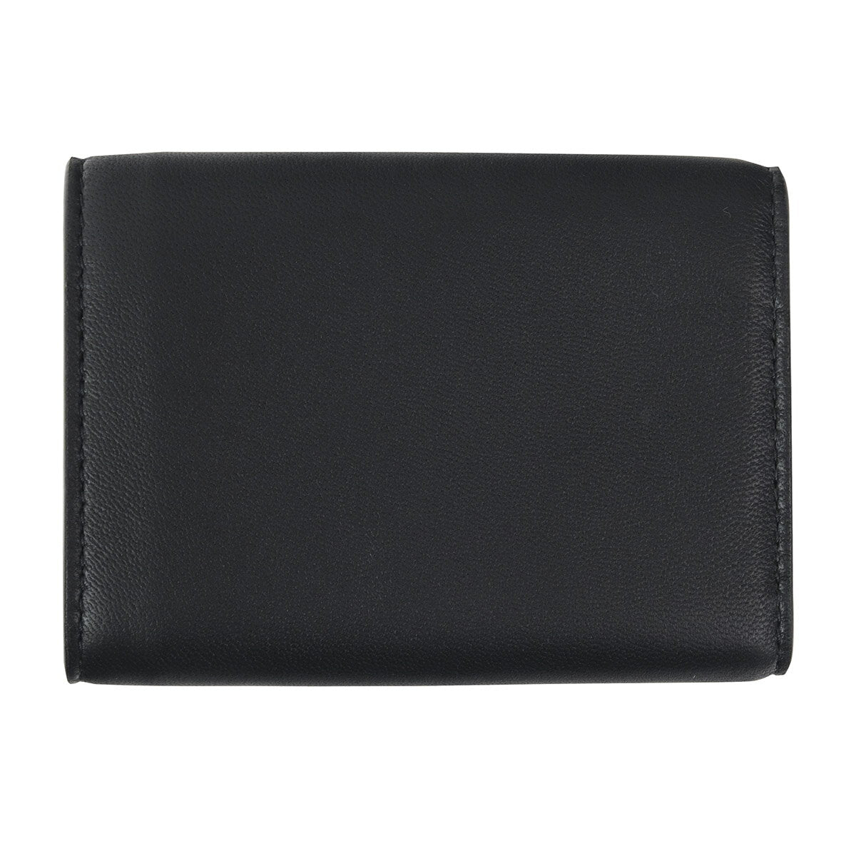 BOTTEGA VENETA Women's Tri-fold Wallet Black Gray 515385 VO0B2 8885 Mini Compact Ram