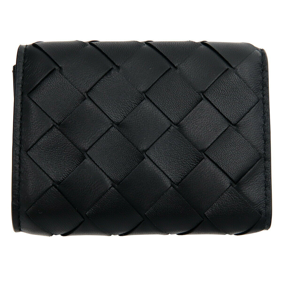 Cartera Bottega para hombre, billetera triple, Bottega Veneta, billetera triple para mujer, genuina, regalo de trabajo, billetera BOTTEGA VENETA para hombre, bottega veneta, mujer, billetera triple para hombre, billetera bottega, negra 60928