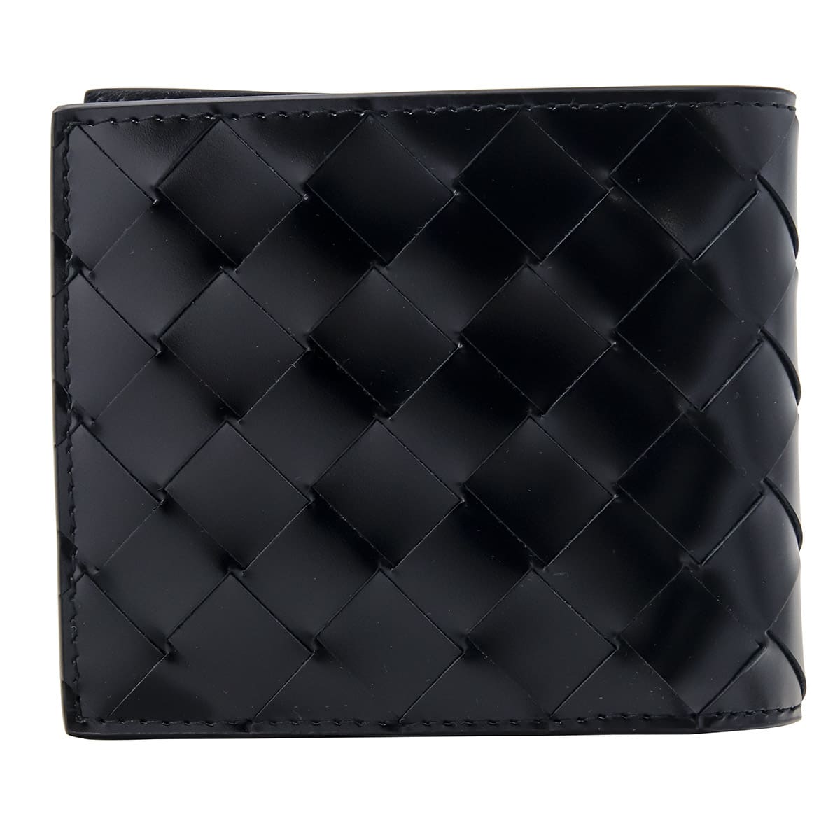 Bottega Veneta Bifold Wallet with Name Bottega Wallet Men's Bifold Brand Genuine Leather BOTTEGA VENETA Wallet Bifold Wallet Men's Black 592778 V48H2 8803 Bottega Veneta Men's Bifold Wallet Coin