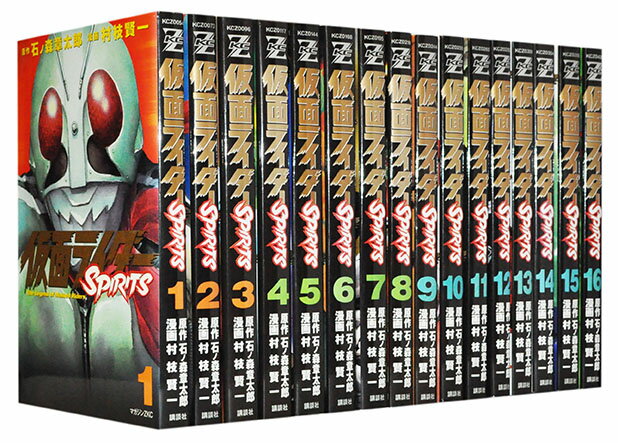 [Complete manga set] [Used] Kamen Rider SPIRITS <Complete volumes 1-16> Ishinomori Shotaro