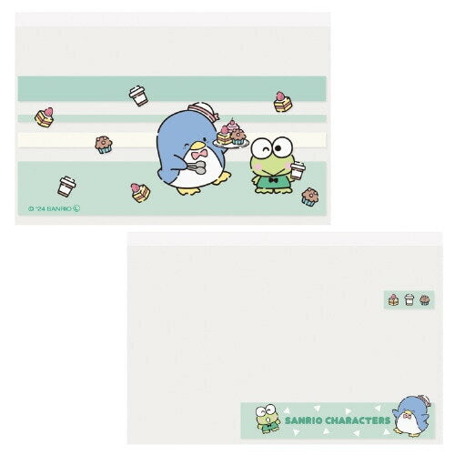 [Free shipping on purchases over 1,000 yen♪] M Plan Myna Card Clear Case Sanrio Characters Keroppi & Tuxedo Sam - Delivered by mail