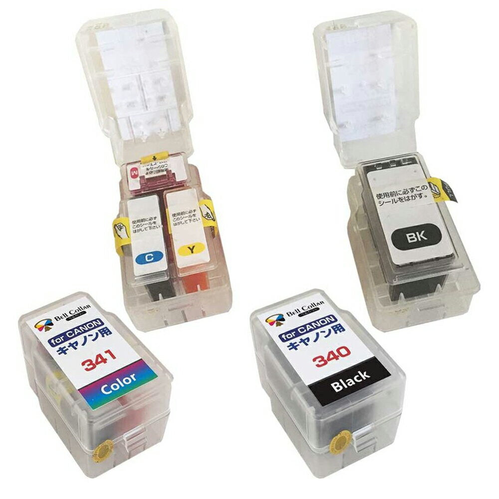 Canon TS5430 Compatible Ink BC-360 + BC-361 / BC-340 + BC-341 XL (Pigment Black + Color) TS5430 MG3630 TS5330 pixus Ink 3 Year Warranty CANON Compatible Refill Ink (Smart Cartridge) Genuine 17% to 27% increase in volume