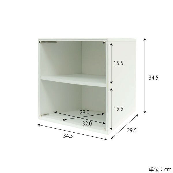 Collection case Wooden shelf with acrylic lid type Cube box α with door acrylic low type figure case display case shelf collection board showcase doll case