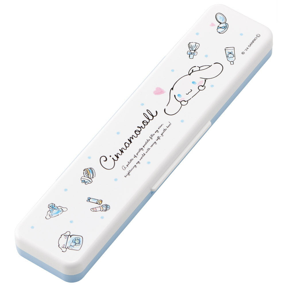 [12th to 30th, 10x points] # Chopsticks, spoon set, dishwasher safe, antibacterial, cutlery, lunch box, skater, cutlery set, skater, CCS3SAAG, Cinnamoroll, Cinnamon, Sanrio, watercolor, cosmetics, girls [Morning set]