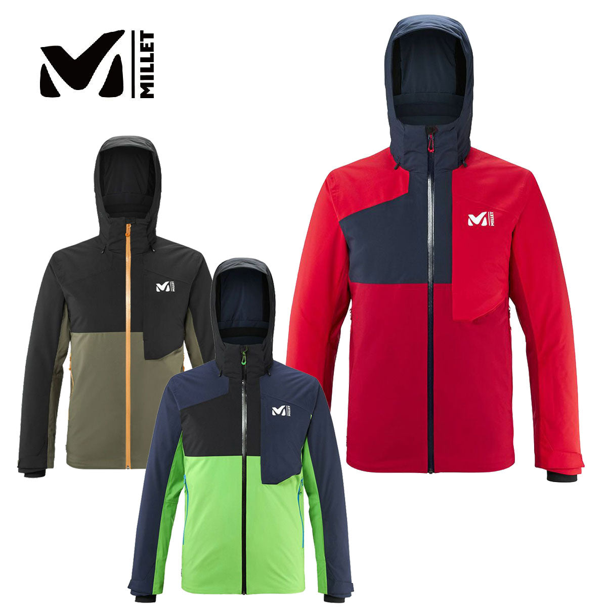 Chaqueta de snowboard MILLET Snowboard Wear para hombre 2024 MIV9896 ATNA PEAK JKT M [MUJI]