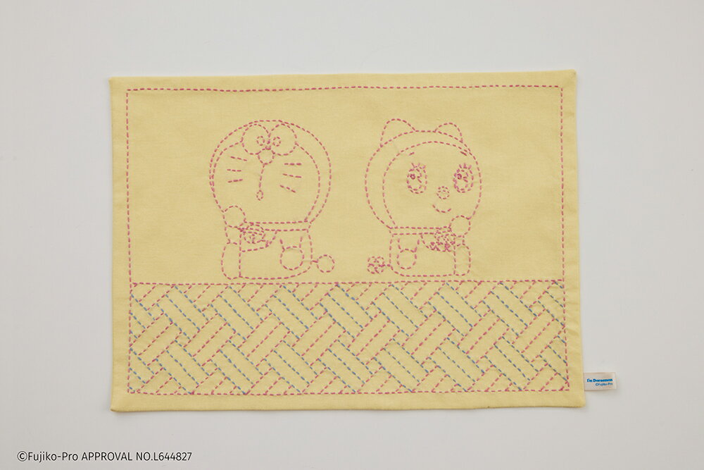 I'm Doraemon Ajiro small piece kit with traditional Japanese patterns (placemat)