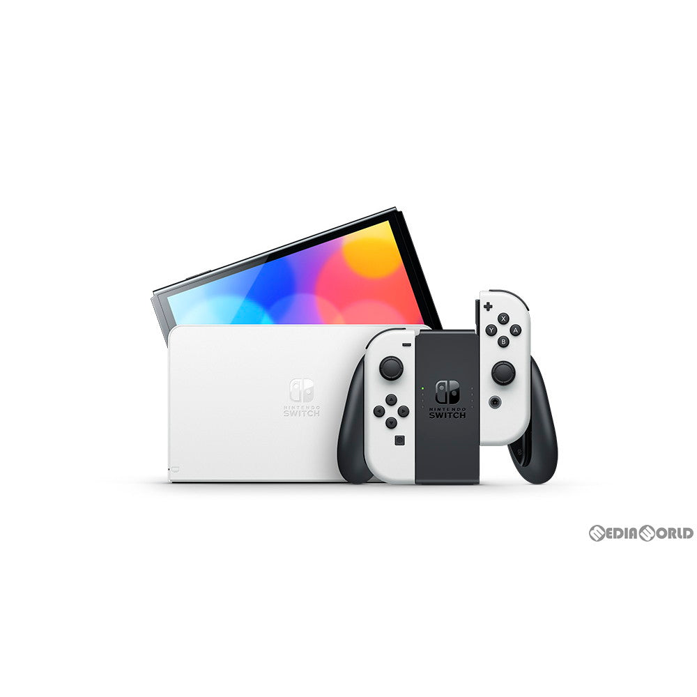 [Usado] [Switch] (Unidad principal) (Sin usar) Nintendo Switch (modelo EL orgánico) Nintendo Switch Joy-Con (L)/(R) Blanco (HEG-S-KAAAA) Nintendo (20211008)