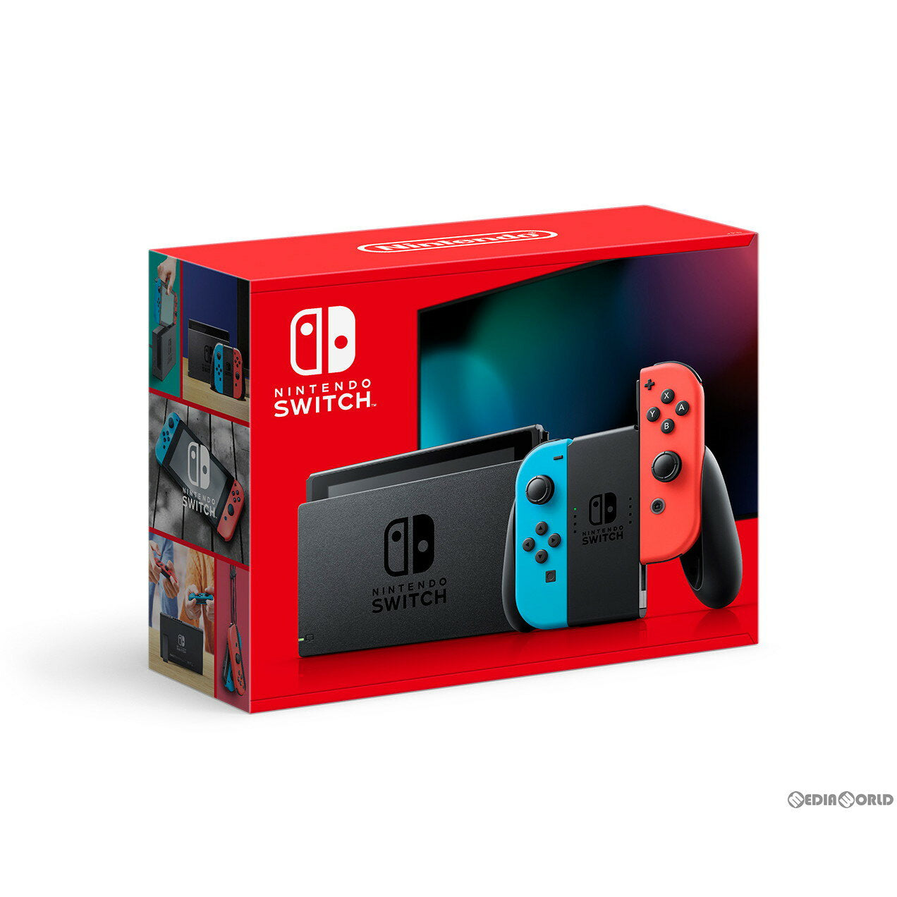 [Usado] [Switch] (Unidad principal) Nintendo Switch Joy-Con (L) Neon Blue/(R) Neon Red (HAD-S-KABAH) Nintendo (20190830)