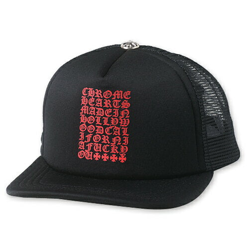 [CHROME HEARTS Chrome Hearts Apparel Cap] Tracker Cap/King Octopus/CH Eye Chart/Red [Free Shipping]