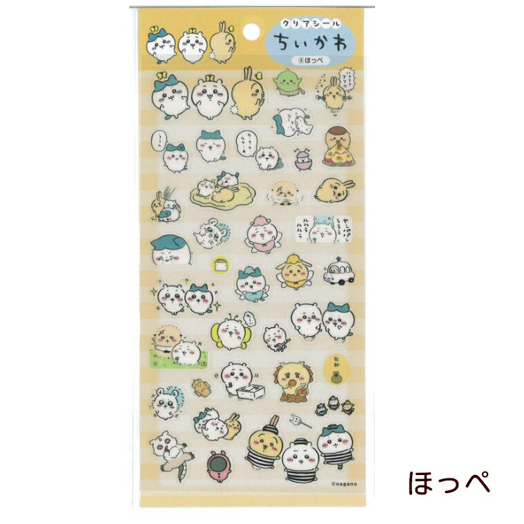 Chiikawa Clear Sticker 5Ah 6 Cheeks Cat Pattern Rabbit Flying Gallery Rabbit CHIIKAWA