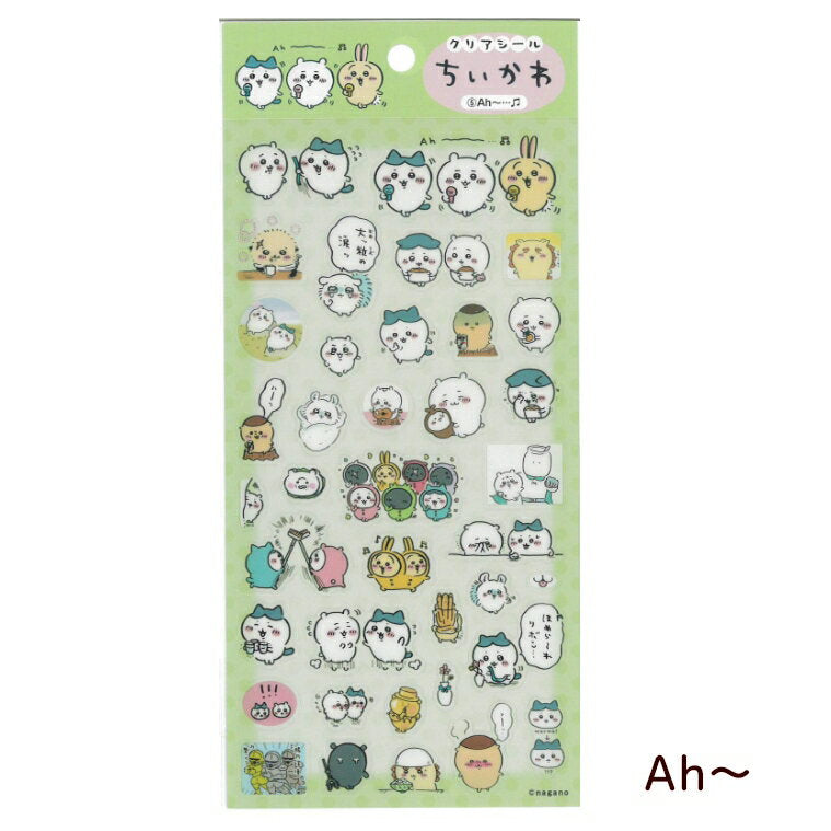 Chiikawa Clear Sticker 5Ah 6 Cheeks Cat Pattern Rabbit Flying Gallery Rabbit CHIIKAWA