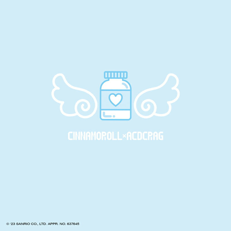 Cinnamon jersey jacket fashion Harajuku Harajuku women's men's dance costume pastel angels light blue dream cute all-over pattern ruffles cinnamon cinnamoroll Sanrio character