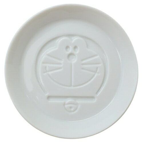 Small plate Face Doraemon The pattern of the soy sauce plate Kinjong ceramic diameter 8cm Made in Japan Anime Teens Miscellaneous goods Marshmallow pop