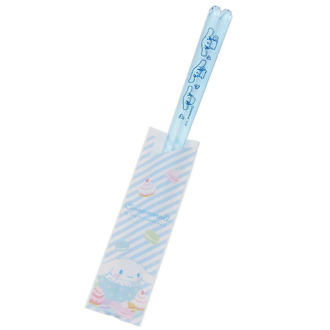 Cinnamoroll Clear Chopsticks Light Blue Sanrio Kim Jong Ceramic 23cm Made in Japan Character Goods Mail-Cards Cinema Collection Present Boy Girl Gift White Day