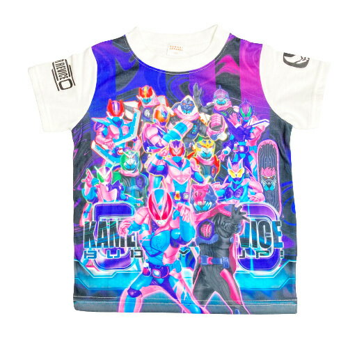 [Kamen Rider Revis] Short-sleeved T-shirt for boys, kids, 2 colors (black and white), short-sleeved, 100cm, 110cm, 120cm, children, nursery school, kindergarten