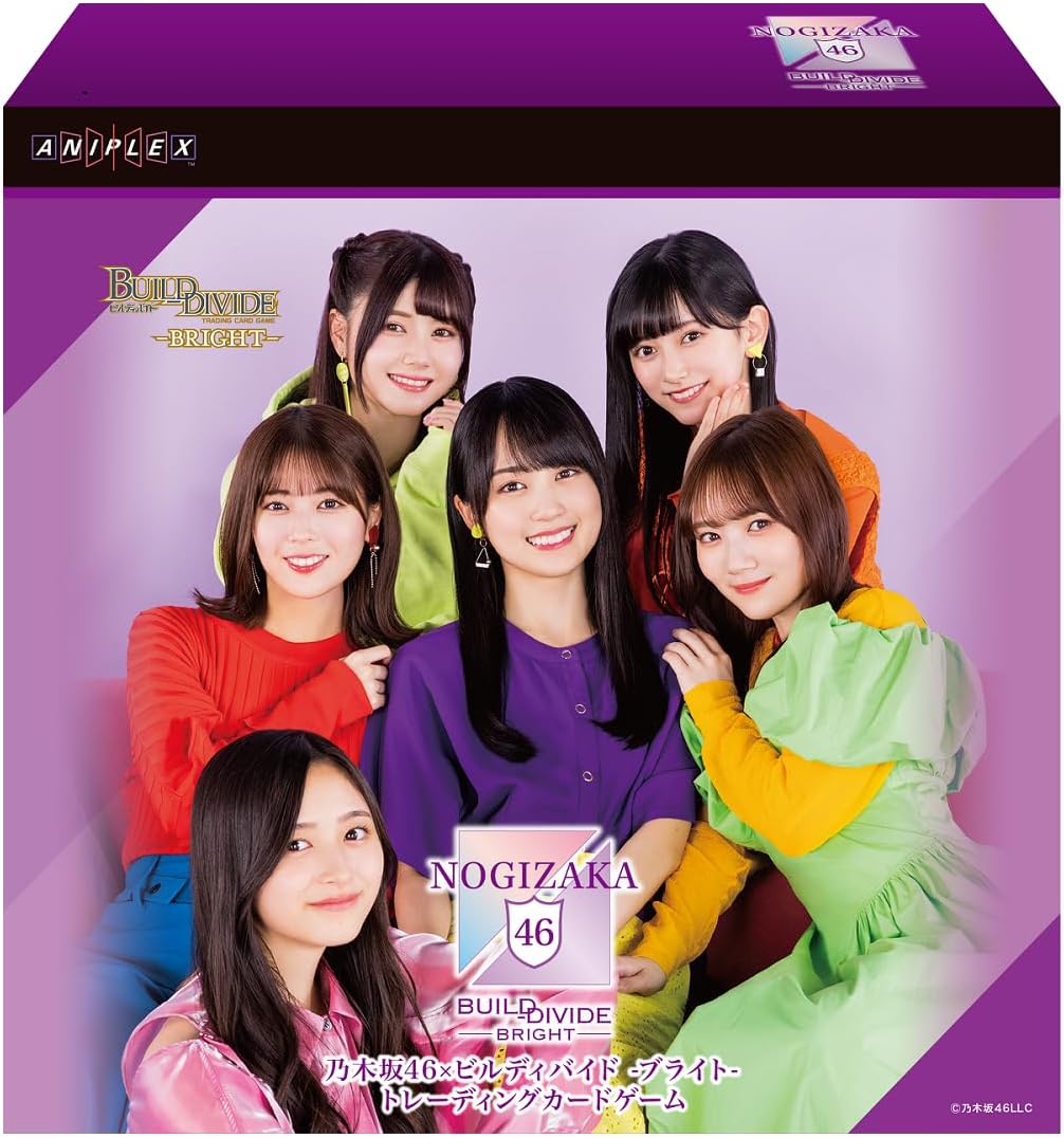 Nogizaka 46 x Build Divide -Bright - Juego de cartas coleccionables CAJA