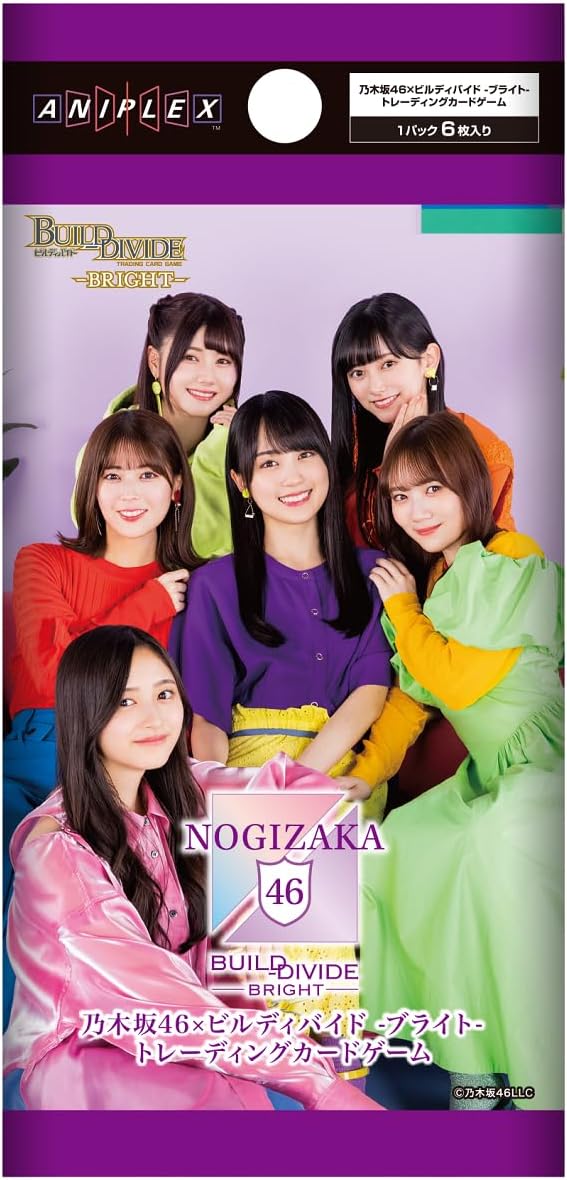 Nogizaka 46 x Build Divide -Bright - Juego de cartas coleccionables CAJA