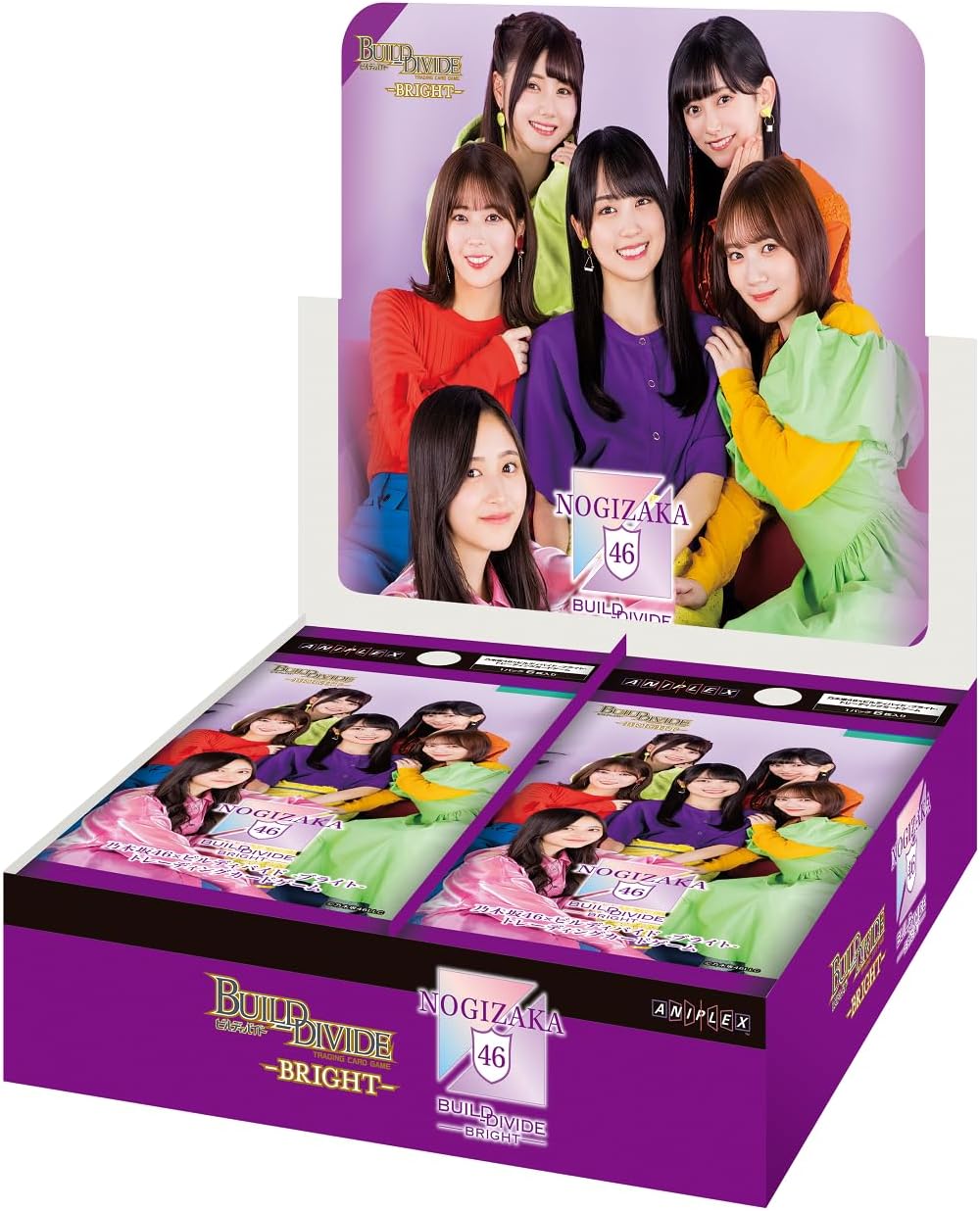 Nogizaka 46 x Build Divide -Bright - Juego de cartas coleccionables CAJA