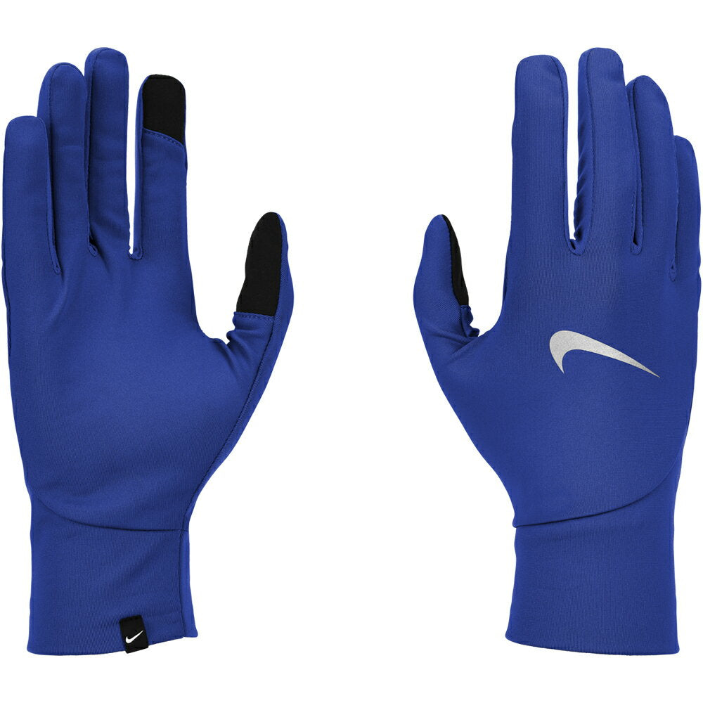 [Precio adicional por liquidación] Guantes ligeros NIKE Running Equipment Pacer para hombre, color azul marino/azul marino/plata RN1063-488