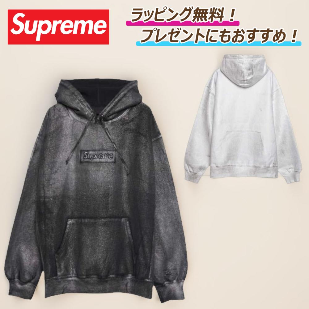 ★¡Superoferta de Rakuten! Puntos R 5x o más★ Sudadera con capucha y logo en caja con lámina de Supreme x MM6 Maison Margiela Sudadera con capucha y logo en caja con lámina de Supreme nueva y sin usar para hombre y mujer [Lucky]