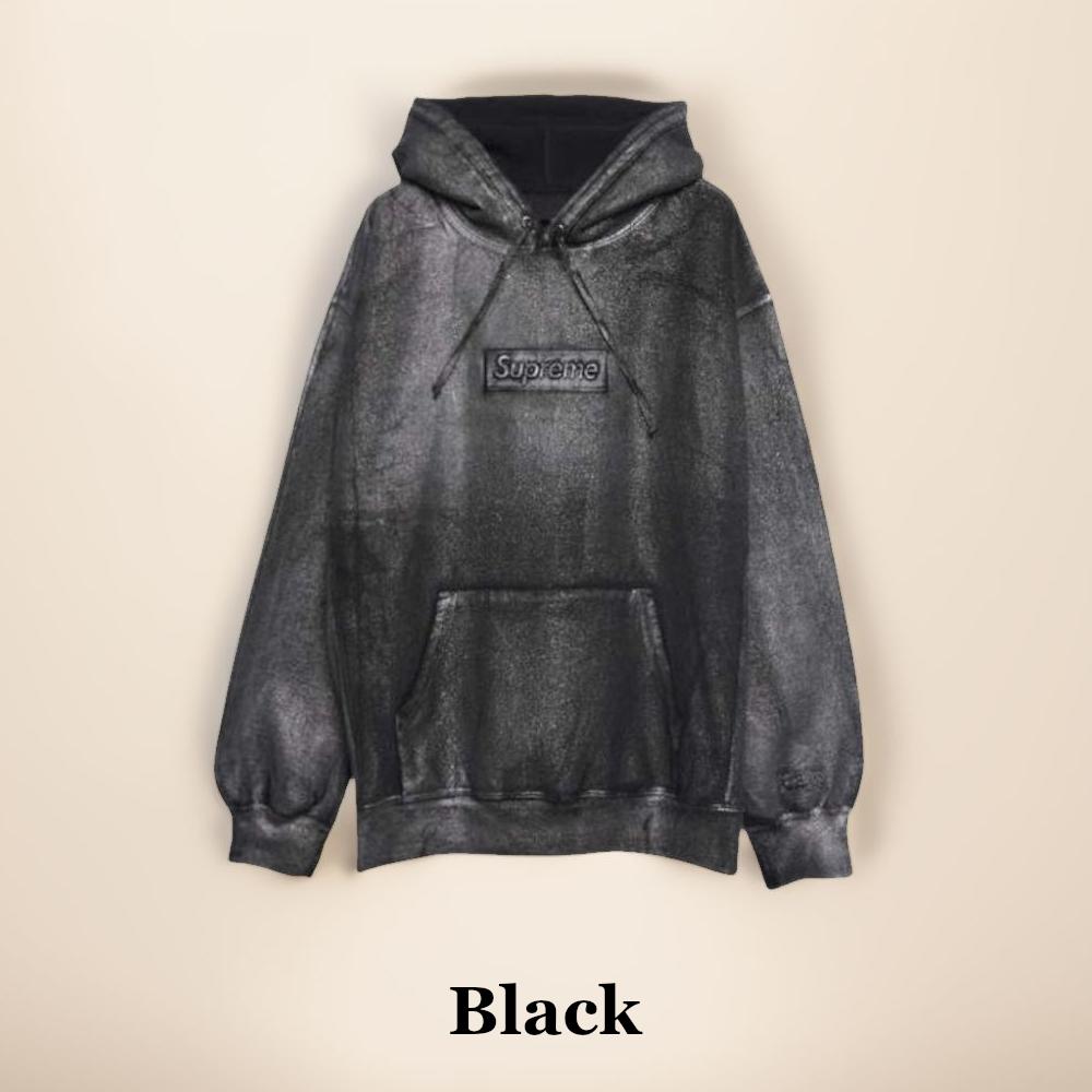 ★¡Superoferta de Rakuten! Puntos R 5x o más★ Sudadera con capucha y logo en caja con lámina de Supreme x MM6 Maison Margiela Sudadera con capucha y logo en caja con lámina de Supreme nueva y sin usar para hombre y mujer [Lucky]