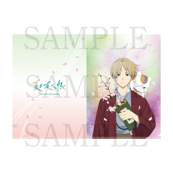 Anime Natsume's Book of Friends A4 Clear File Natsume Takashi Nyanko Sensei Kyomafu 2024 Goods