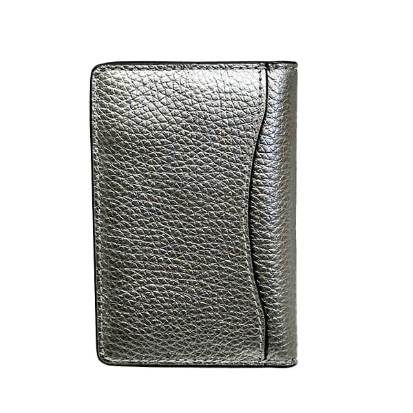 Coach Men's Wallet COACH Folding Wallet Leather ID Wallet Card Case CP200 QBWFX Silver MMM